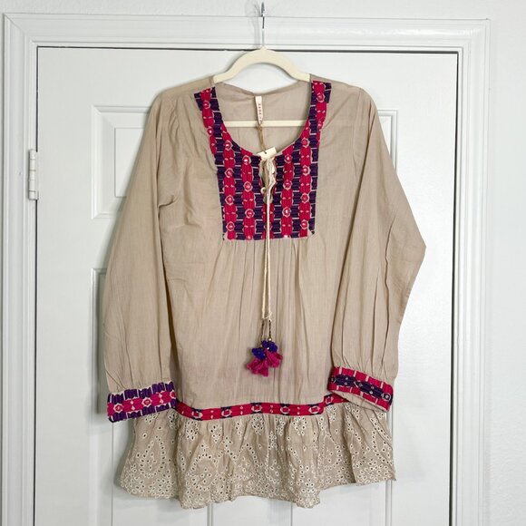 Raga Embroidered Tunic Top - Picture 1 of 5